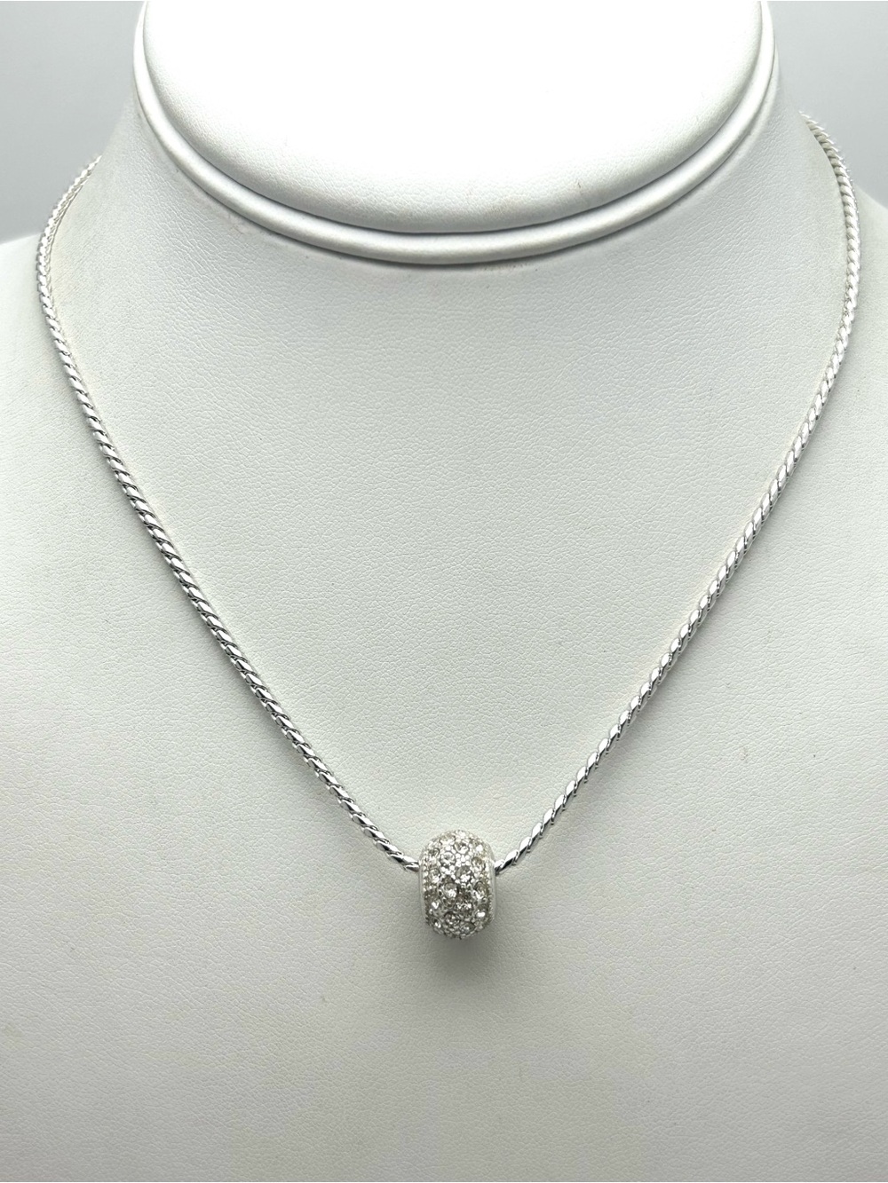 Charter Club Jeweled Rondelle Pendant Necklace